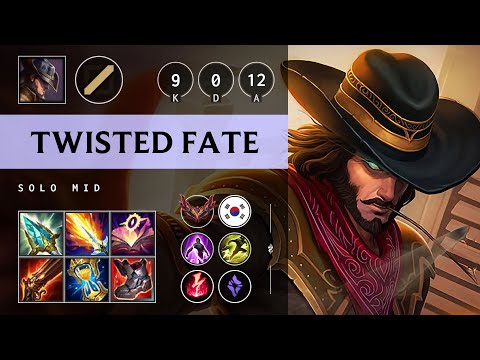Twisted Fate Mid vs Talon - KR Grandmaster Patch 25.20