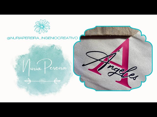 Vídeo relacionado con Set de Bolso y Neceser Personalizables de Fieltro Gris Peersonalizado con Inicial y nombre | Regalo personalizado | Neceser fieltro personalizado | Regalos autenticos | Personalizable