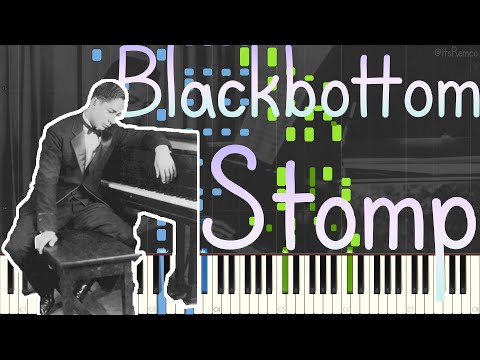 Jelly Roll Morton - Black Bottom Stomp 1926 (Fast Classic New Orleans Jazz Piano Synthesia)