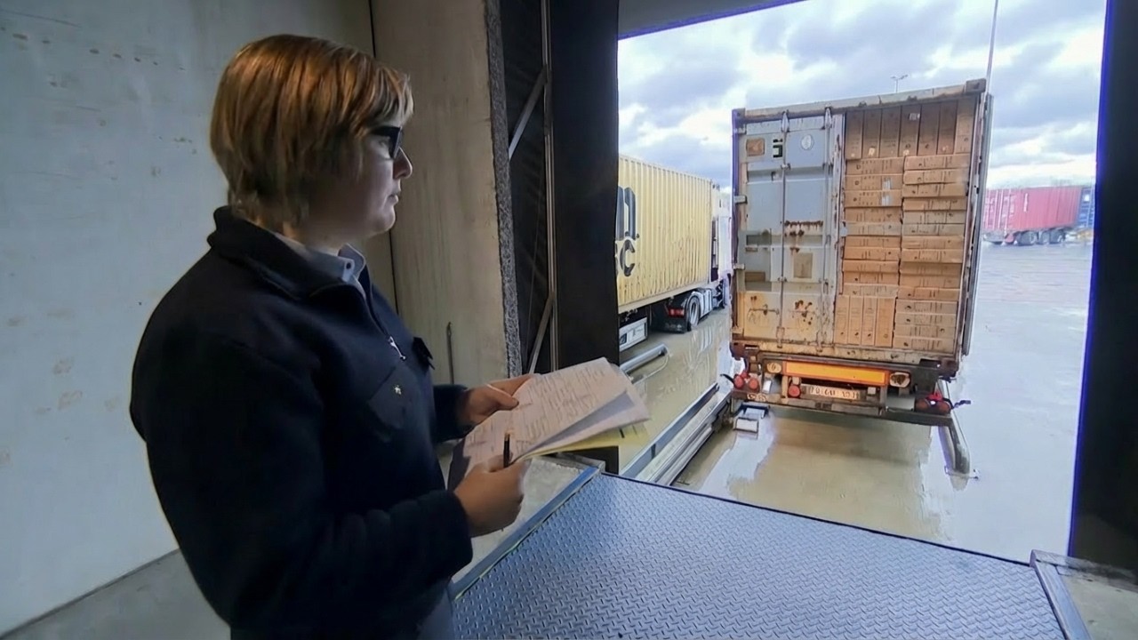 En ouvrant un conteneur, elle risque de mourir à cause des gaz toxiques à l'intérieur !