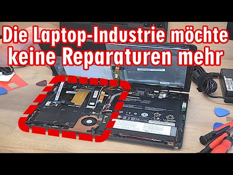 Die Laptop Industrie möchte keine Reparaturen mehr ๐ด zu teuer ๐ด zu verbaut