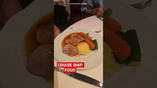 What cruise ship food actually looks like #cruisevlog #foodreview #shorts