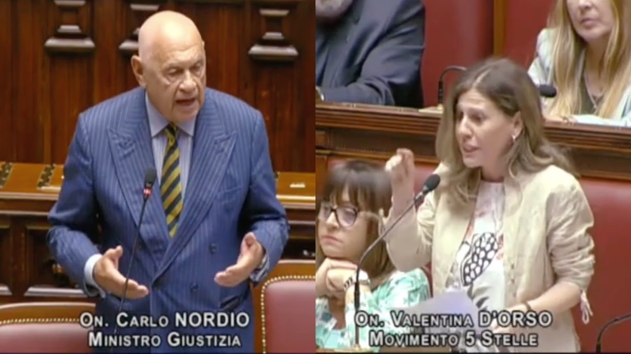 IL MINISTRO NORDIO RISPONDE SUL CASO DELMASTRO ALLA DEPUTATA D'ORSO