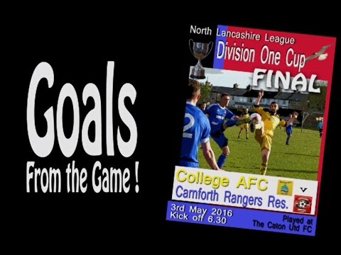 Goals from The North Lancashire League Div One Cup Final