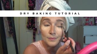 DRY BAKING + SuperStay Concealer Review + Watch me do my makeup! | LadyLuckTutorials