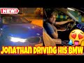 Jonathan driving his new BMW car 🥺 Jonathan ready for nodwin lan event