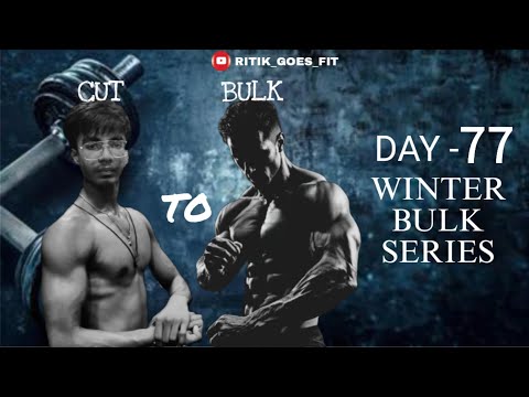 DAY 77 of Winter Bulk Series 😤Vlog No 69 New BENCH PRESS aagyi Gym me 😄 Subscribe to my channel 🙏🏻❤️