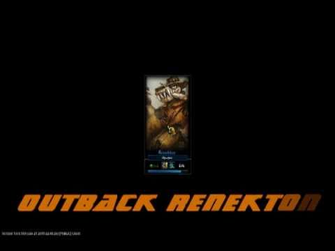 Outback Renekton - Emotes & Gameplay *HD*
