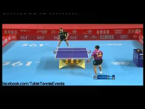 Timo Boll Vs Shang Kun: Match 4 [Chinese Super League 2013]