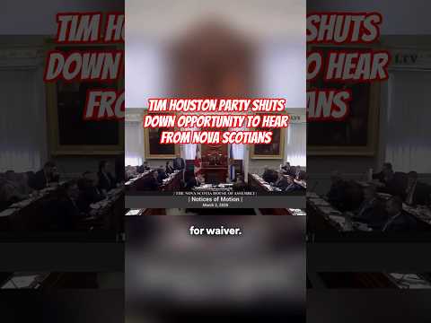 Tim Houston Gov Votes Yes To Provincial Budget Cuts, But Votes No To Your Voice