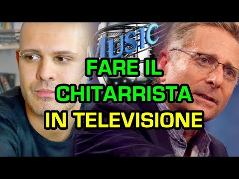 FARE IL CHITARRISTA IN TV: Intervista a RICCARDO BERTUZZI - MUSIC di Paolo BONOLIS su Canale 5