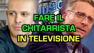FARE IL CHITARRISTA IN TV: Intervista a RICCARDO BERTUZZI - MUSIC di Paolo BONOLIS su Canale 5
