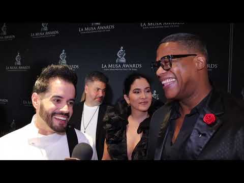Manny Cruz y Jandy Ventura el homenaje en La Musa Awards 2022 | Johnny Ventura | Entrevista