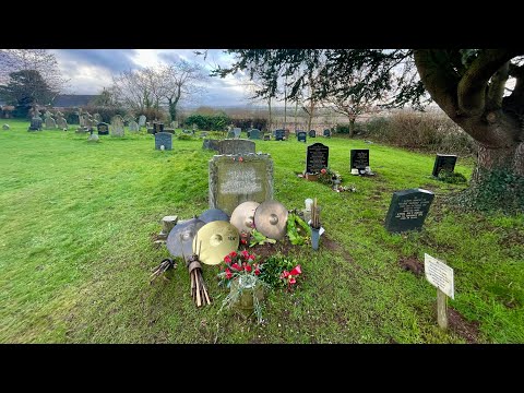 The Grave Of John Bonham Of Led Zeppelin, St Michael & All Angels Church, Rushock, Worcestershire