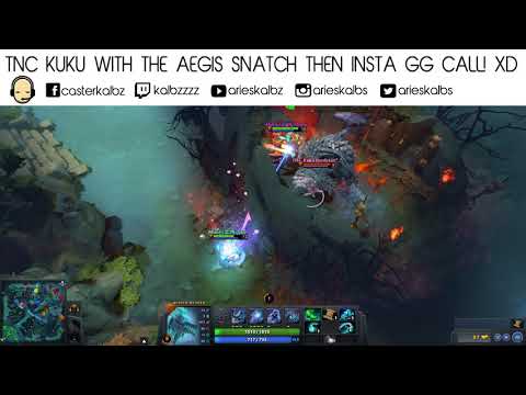 TNC Kuku was able to snatch the Aegis of the immortal then his team calls GG! XD