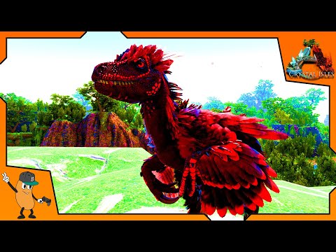 WHY DIDN'T I TAME THESE SOONER? | CRYSTAL DEINONYCHUS ARK Crystal Isles DLC | EP25