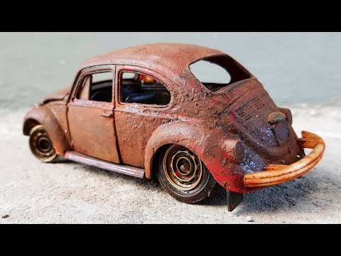 1970 Volkswagen classic beetle Restoration vintage model car Restoration