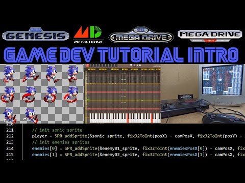 Sega Genesis & Mega Drive Beginners Game Dev Tutorial Series Intro