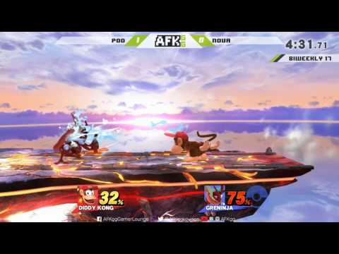 Smash Wii U - POD (Diddy Kong) vs Nova (Falco) - AFkgg Biweekly 17
