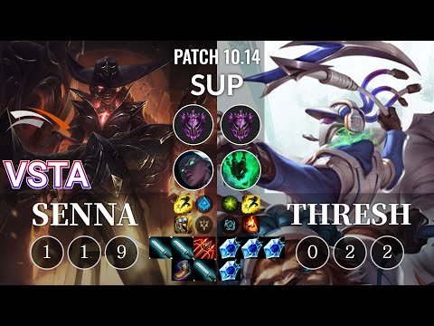 HLE Vsta Senna vs Thresh Sup - KR Patch 10.14