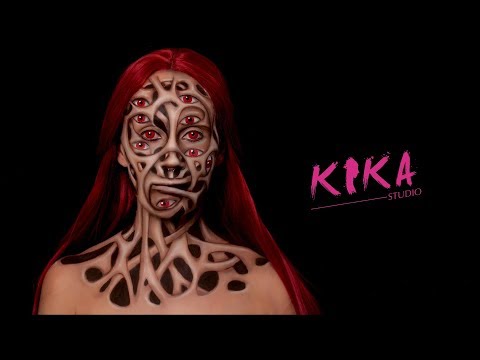 All Eyez On Me Bodypainting Illusion