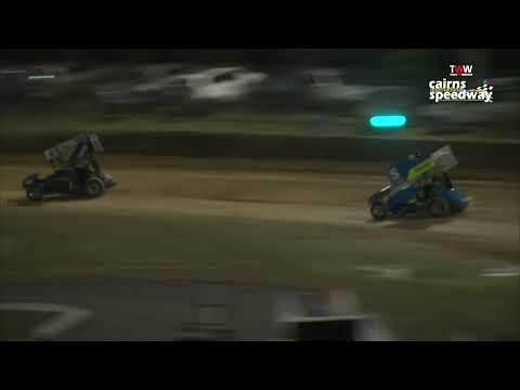 Aug 20 at TWW Cairns Speedway - Sprintcars heat 3 pole shuffle