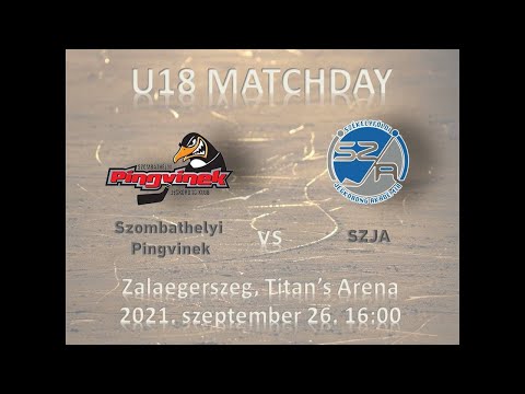 U18 37 Szombathelyi Pingvinek - SZJA (élő közvetítés)