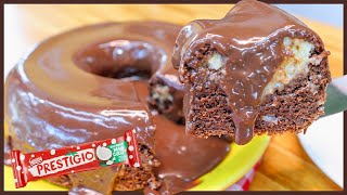 É FÁCIL!! JÁ SAI RECHEADO DO FORNO - MISTURA TUDO E TÁ PRONTO - BOLO DE PRESTÍGIO - Receitas de Pai