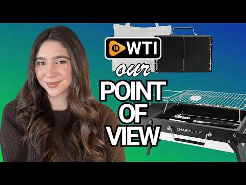 Charmline 14x9inch Foldable Portable Grill Charcoal - WTI product video review