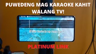 HOW TO CONNECT PLATINUM LINK TO YOUR PLATINUM KARAOKE
