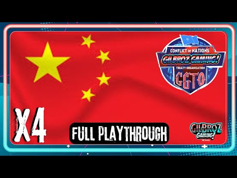 China 4x Playthrough - Conflict of Nations World War 3 - Mobile / Desktop Game / Full Playthrough