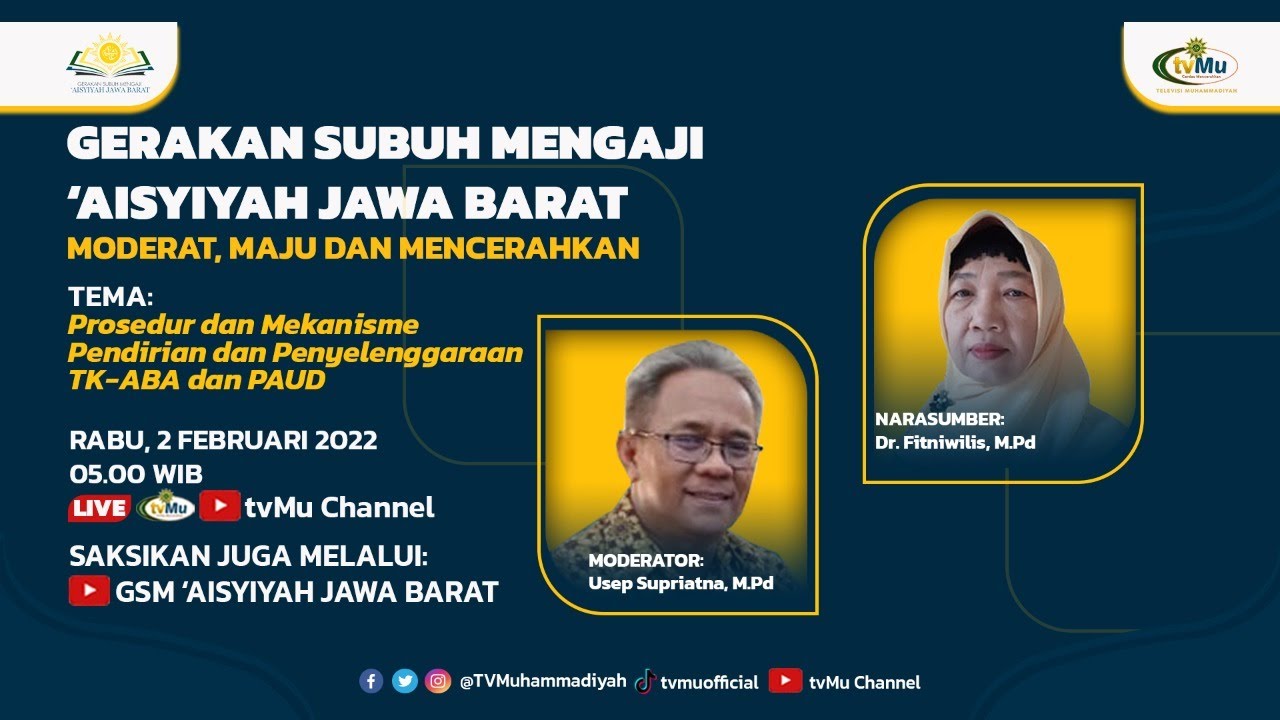 Prosedur dan Mekanisme: Pendirian dan Penyelenggaraan TK-ABA dan PAUD (Gerakan Subuh Mengaji #34)