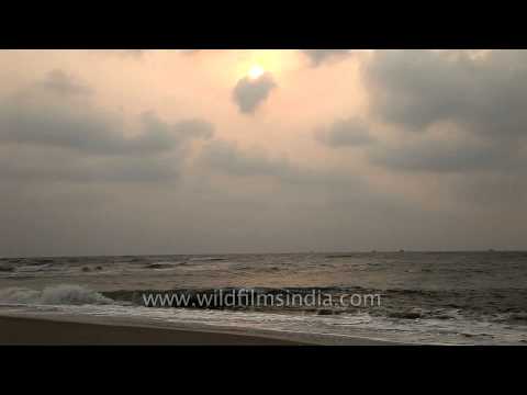 Horizon view of the Arabian Sea, Kerala