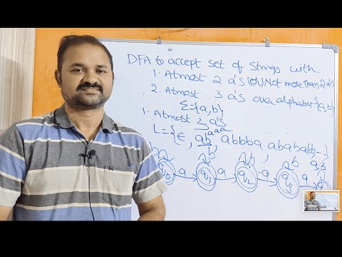 DFA for atmost 2(two) a's || atmost 3(Three) a's ||  Not more than 2 a's || Not more than 3 a's