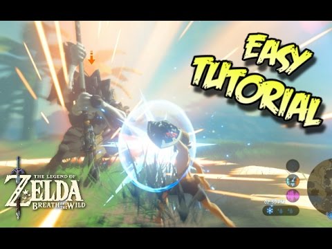 HOW TO EASILY BEAT SPEAR WIELDING SILVER LYNEL - Zelda Breath of the Wild