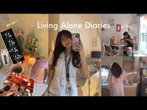 living alone diaries | salcedo market, studying, korean skincare routine