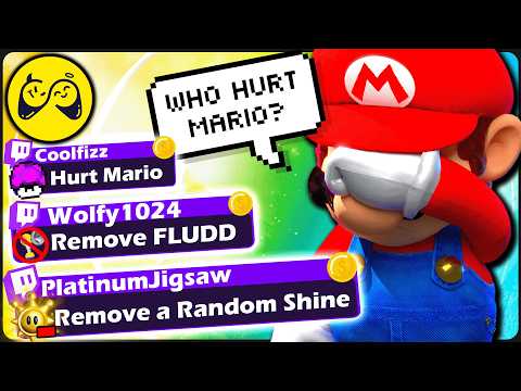 Twitch Chat Made Super Mario Sunshine UNPLAYABLE (Crowd Control)