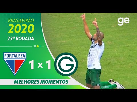 FORTALEZA 1 X 1 GOIÁS | MELHORES MOMENTOS | 23ª RODADA BRASILEIRÃO 2020 | ge.globo