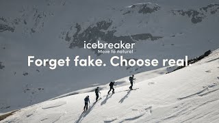 Icebreaker Real fibres for real performance, in the real world.