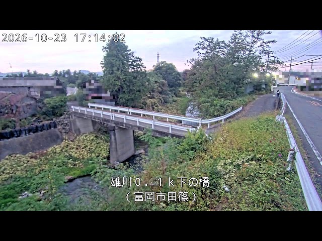 雄川 0.1k 下の橋（利根川水系）