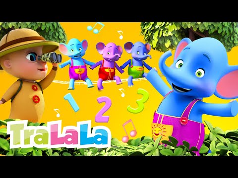 Un elefant se legăna 🔢 Numără cu TraLaLa 🌈 Cântece Educative pentru Copii - TraLaLa