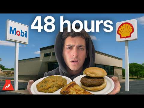 我用加油站食物過了 48 小時，然後辦了個派對！😲 (I Lived on Gas Station Food for 48 Hours, Then Served It At A Party)