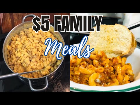 $5 DINNERS | BEST Quick & Easy Cheap Meal Ideas | Affordable Dinner Recipes | Simple Recipes