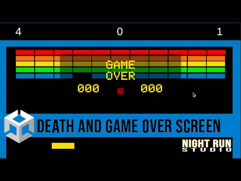 Let's Make An Arcade Game Like Breakout! #6: Death and Game Over Screen