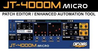 The Behringer JT4000 in Reason Like NEVER BEFORE - with the New JT4000 Editor Automator ReFill !!