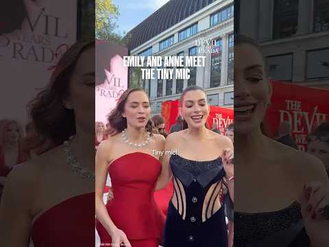 Anne and Emily meet our tiny mic... with a surprise cameo