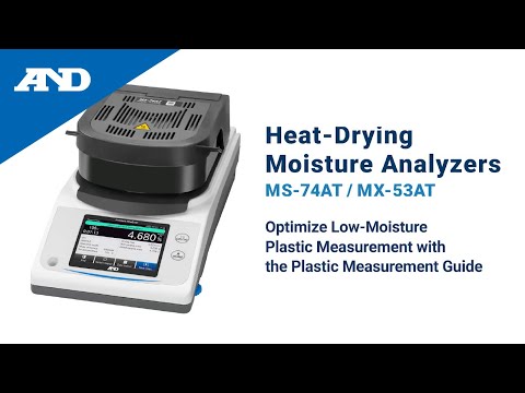 Touch screen Moisture Analyzers