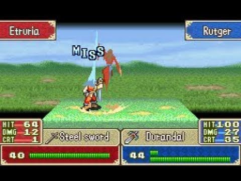 FE6 Rutger miss with 100 hit
