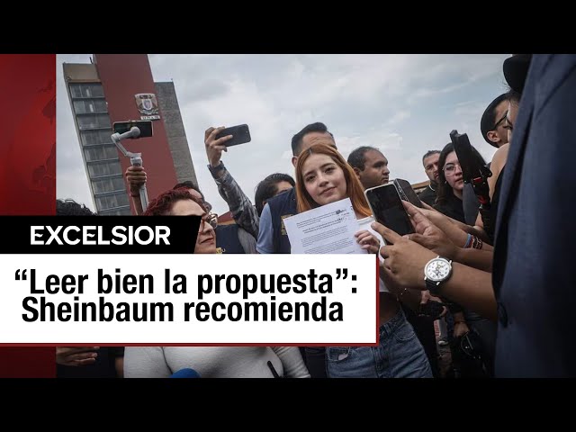 Estudiantes de Derecho se manifiestan contra la reforma al Poder Judicial