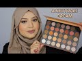 *new* morphe 35u gilded desert palette review u0026 tutorial benefit wanderful blush ace beaute glow